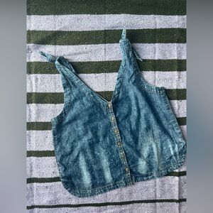 Pilcro anthropologie denim top size 12